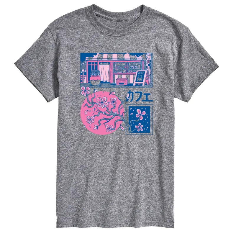 Instant Message - Japanese Panels - Men's Short Sleeve Graphic T-Shirt sold by Zulily