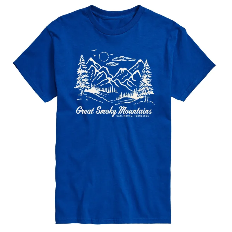 Instant Message - Smoky Mountains TN - Men's Short Sleeve Graphic T-Shirt sold by Zulily