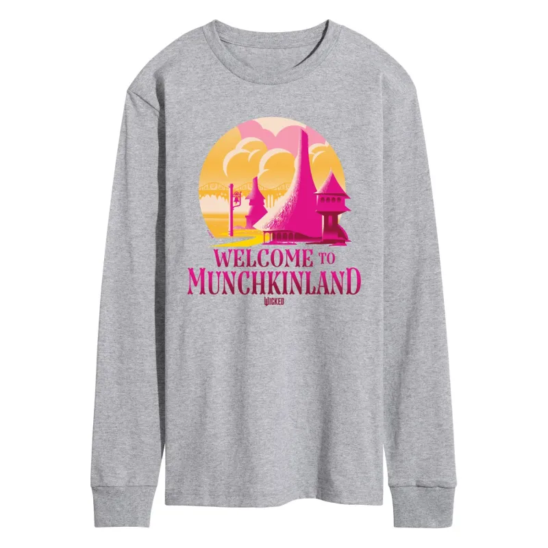 Wicked - Munchkinland - Men's Long Sleeve Graphic T-shirt made by Zulily