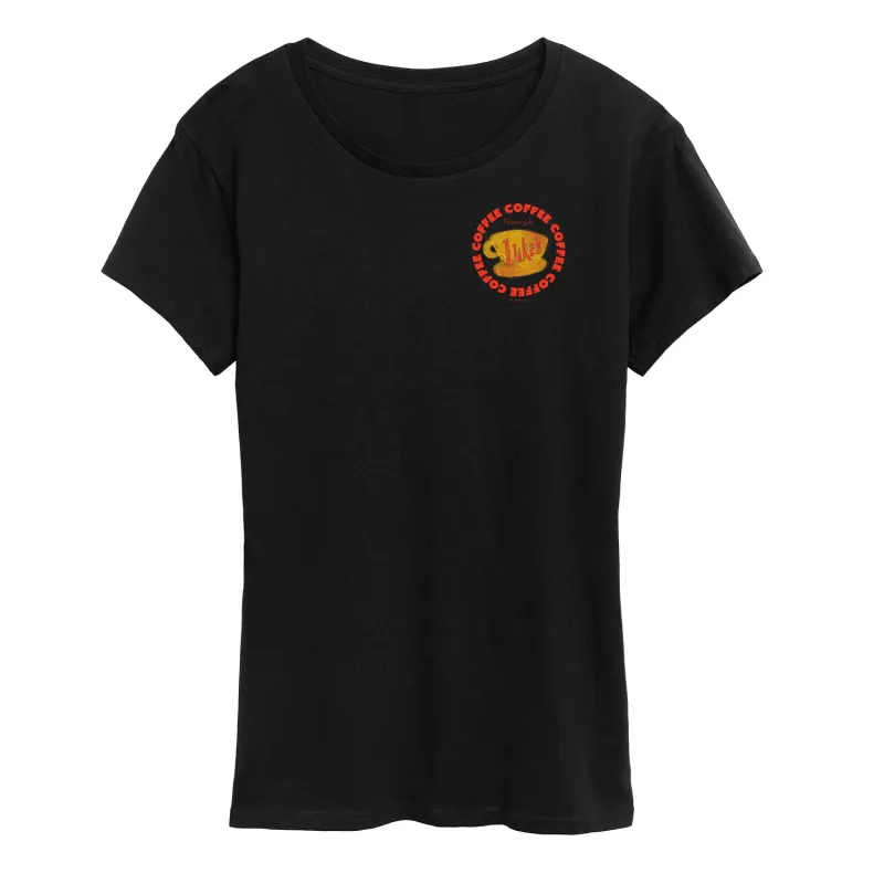 Gilmore Girls - Luke's Coffee Circle - Women's Short Sleeve Graphic T-Shirt sold by Zulily