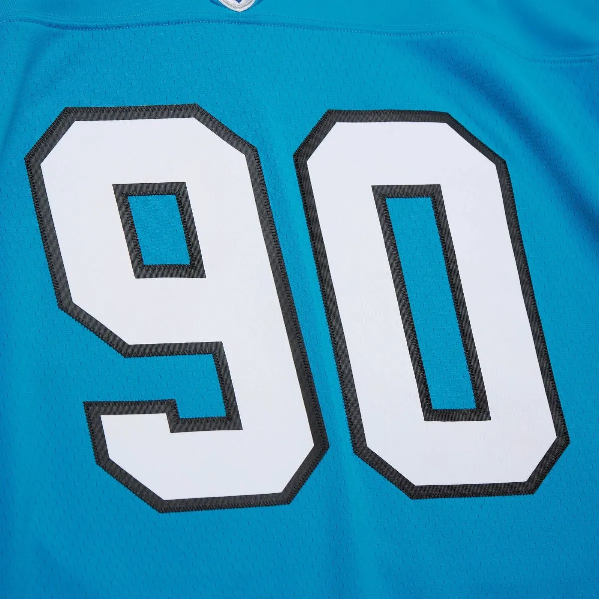 Men's Mitchell & Ness NFL Alternate Blue Jersey Panthers 2003 Julius Peppers sold by Zulily product image thumbnail 3