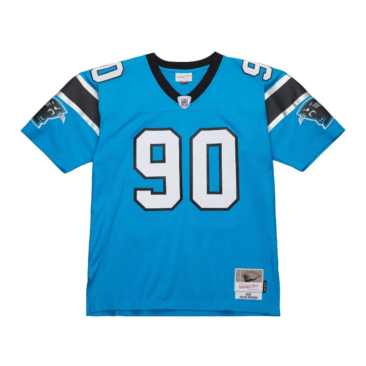 Men's Mitchell & Ness NFL Alternate Blue Jersey Panthers 2003 Julius Peppers sold by Zulily product image thumbnail 5