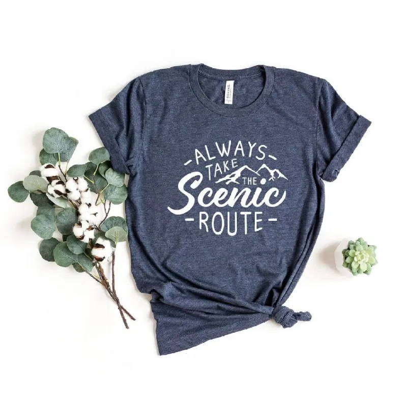 Take The Scenic Route Short Sleeve Tee sold by Zulily