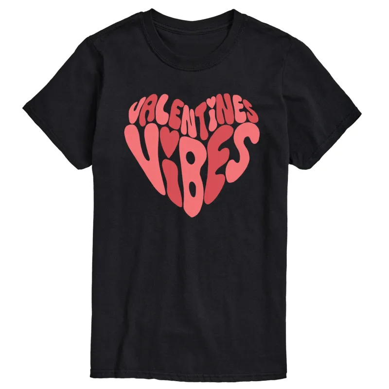 Instant Message - Valentines Vibes - Men's Short Sleeve Graphic T-Shirt sold by Zulily