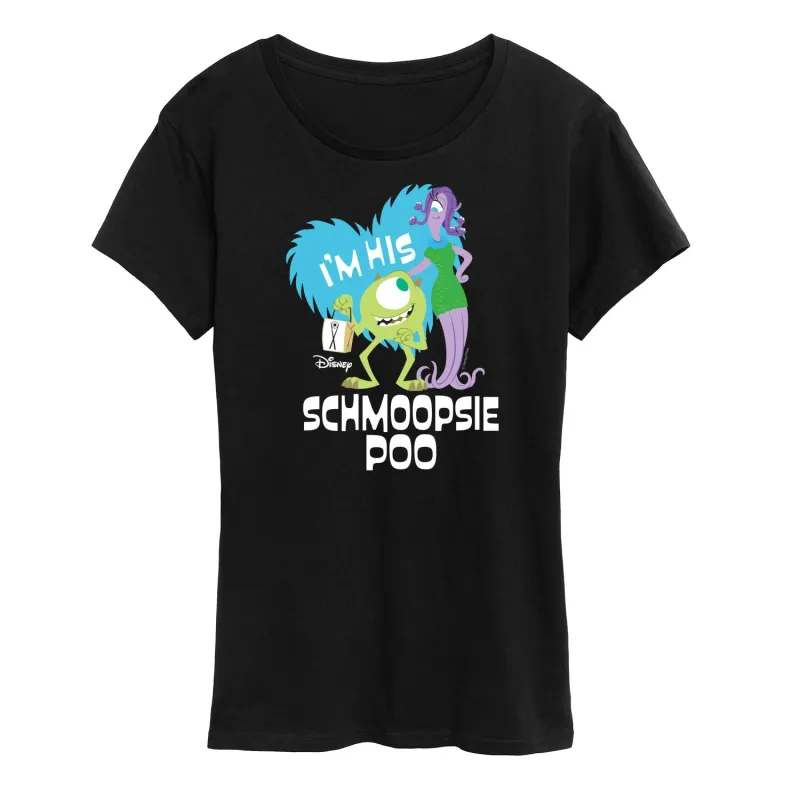 Monsters Inc - I'm His Schmoopsie Poo - Women's Short Sleeve Graphic T-Shirt made by Zulily