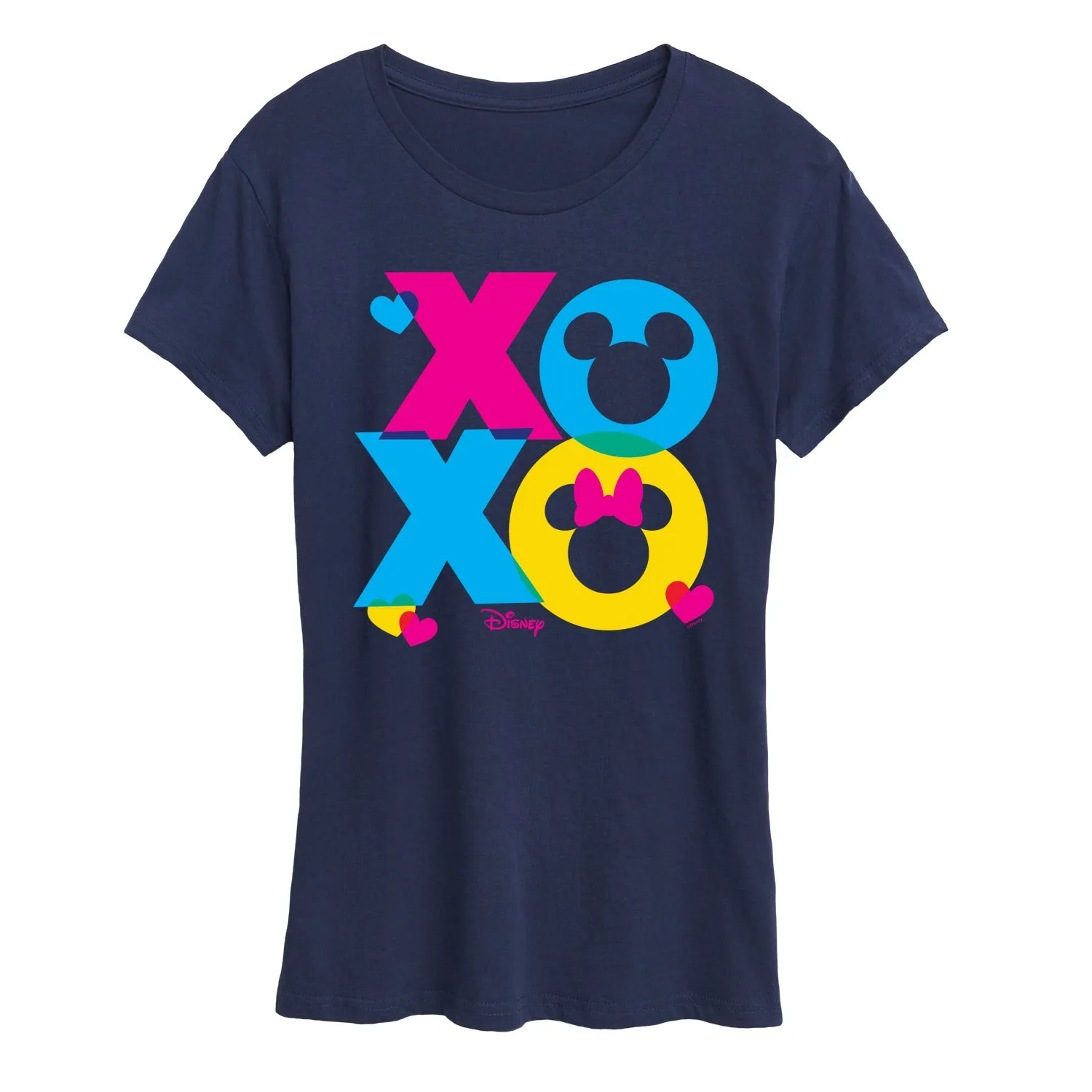 Disney - XOXO Stacked - Women's Short Sleeve Graphic T-Shirt sold by Zulily product image thumbnail 5