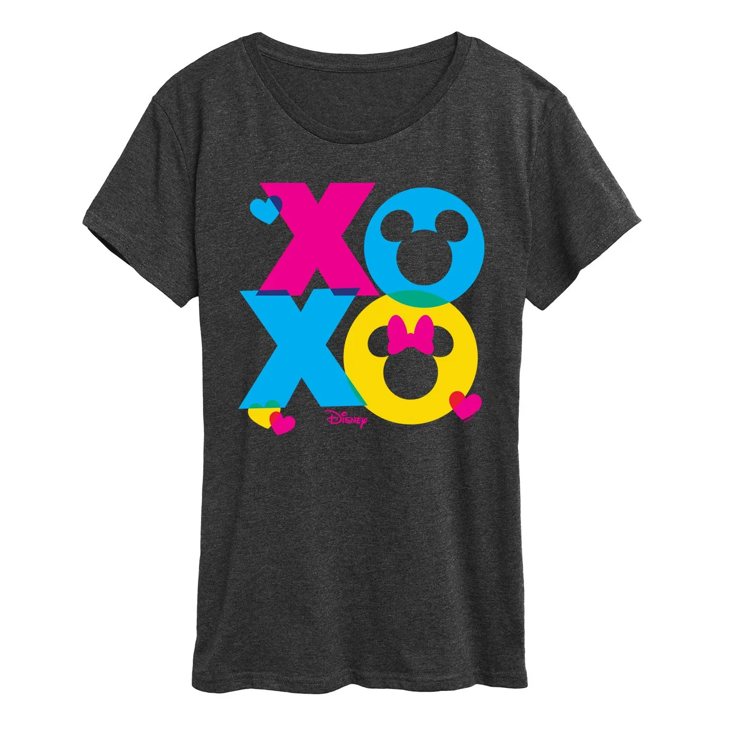 Disney - XOXO Stacked - Women's Short Sleeve Graphic T-Shirt sold by Zulily product image thumbnail 2