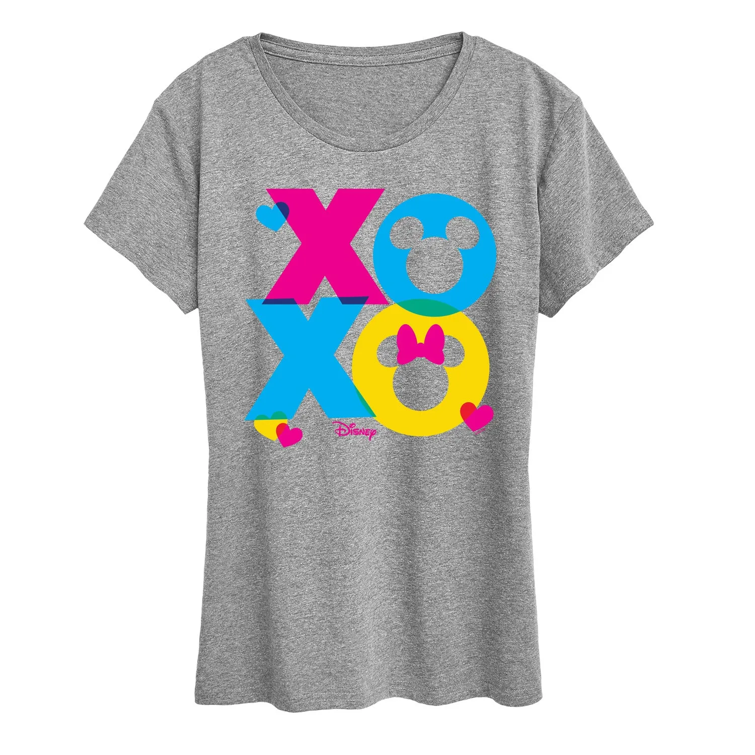 Disney - XOXO Stacked - Women's Short Sleeve Graphic T-Shirt sold by Zulily product image thumbnail 3