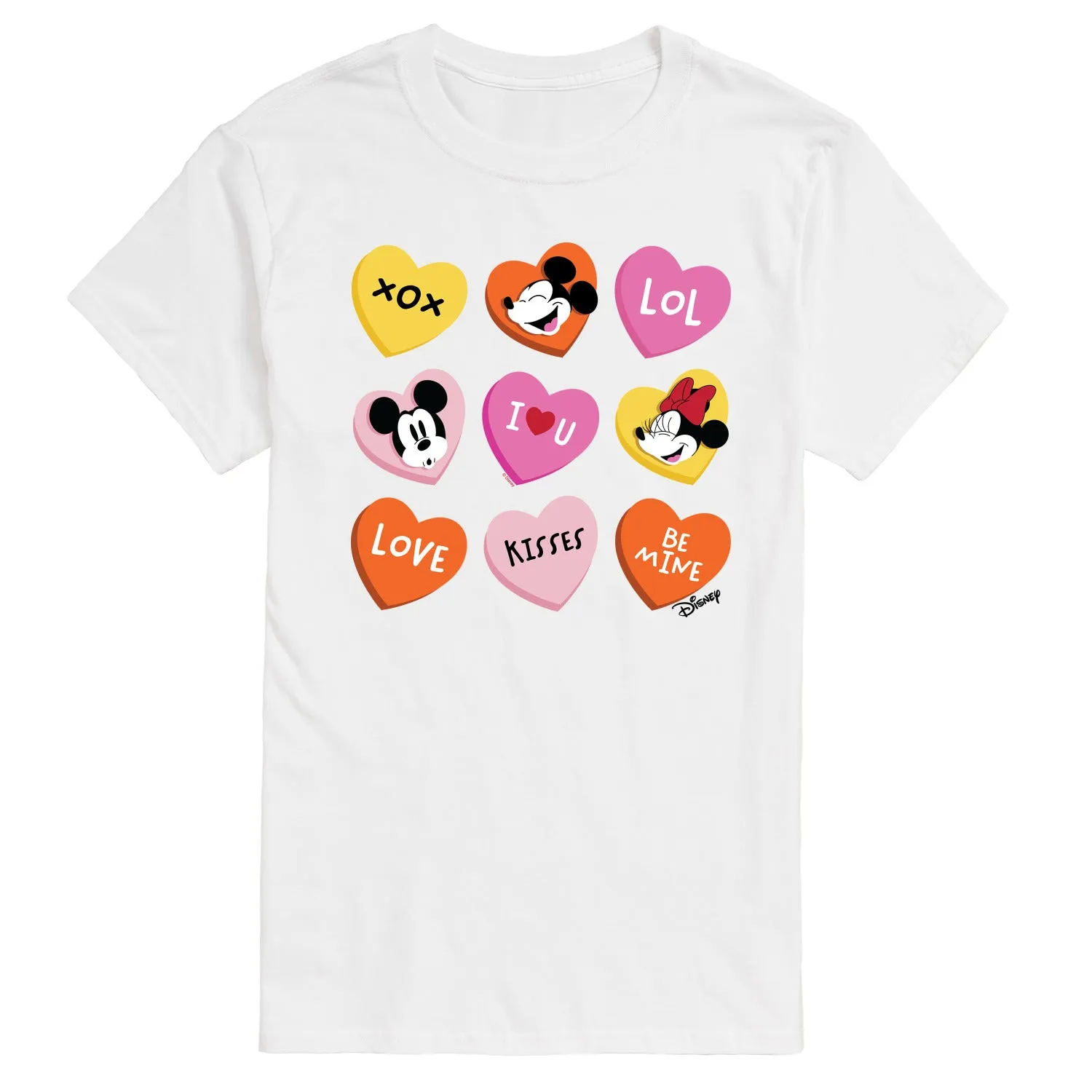 Disney - Heart Grid - Men's Short Sleeve Graphic T-Shirt sold by Zulily product image thumbnail 3