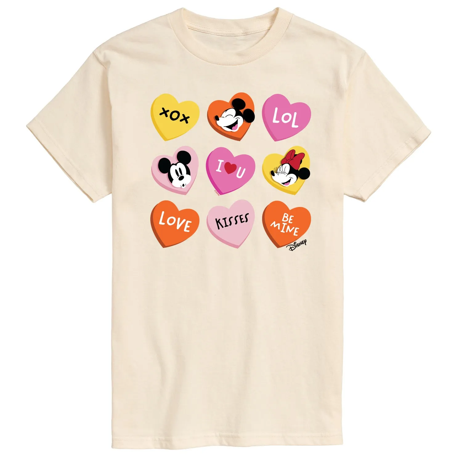 Disney - Heart Grid - Men's Short Sleeve Graphic T-Shirt sold by Zulily product image thumbnail 2