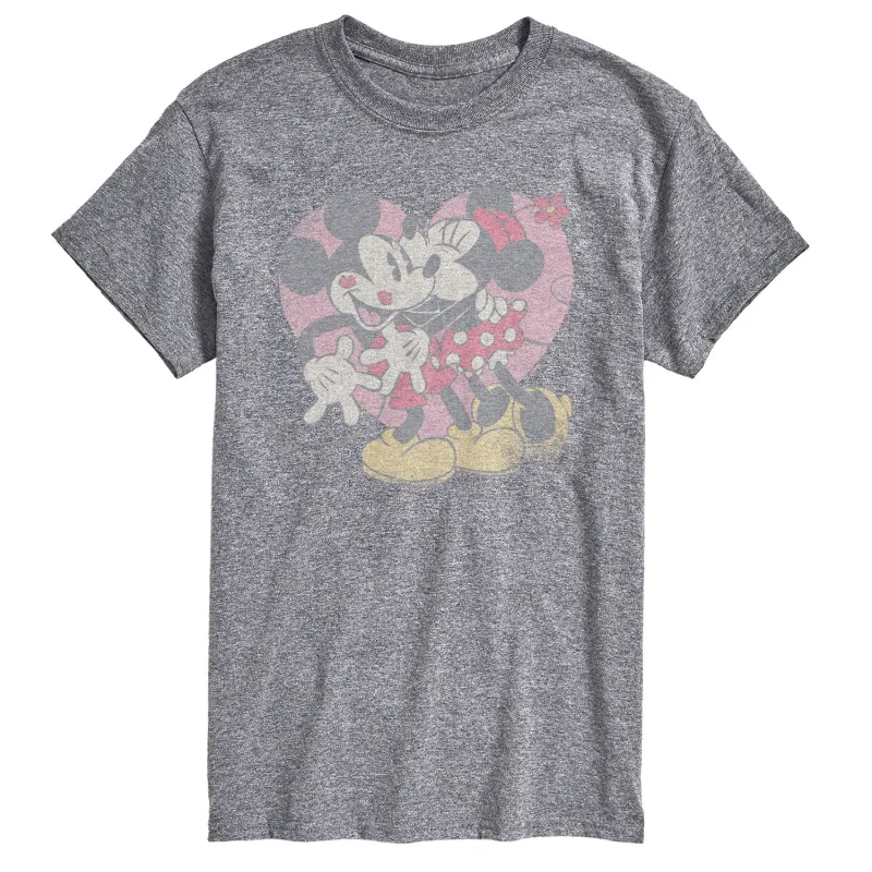Disney - Mickey & Minnie Kisses - Men's Short Sleeve Graphic T-Shirt sold by Zulily