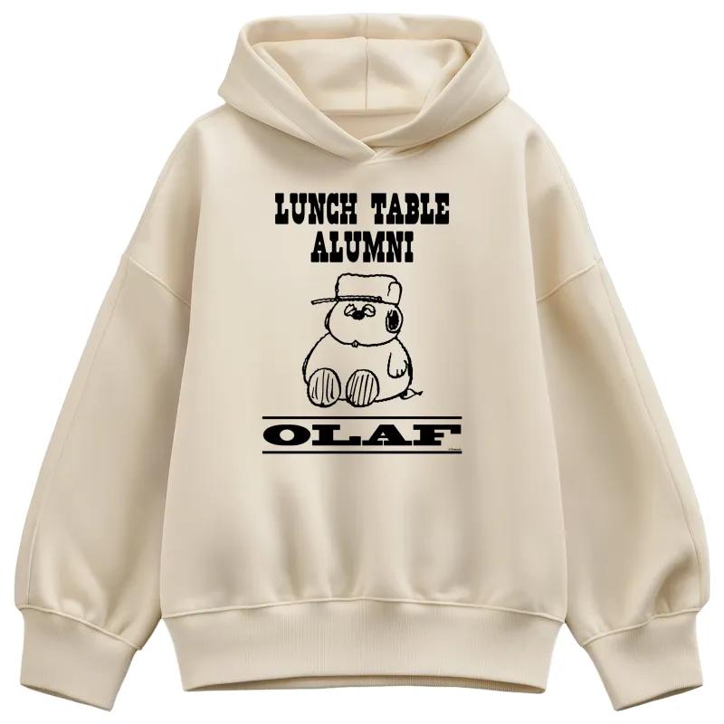 Peanuts - Lunch Table Alumni - Women's Oversized Fleece Hoodie Sweatshirt sold by Zulily