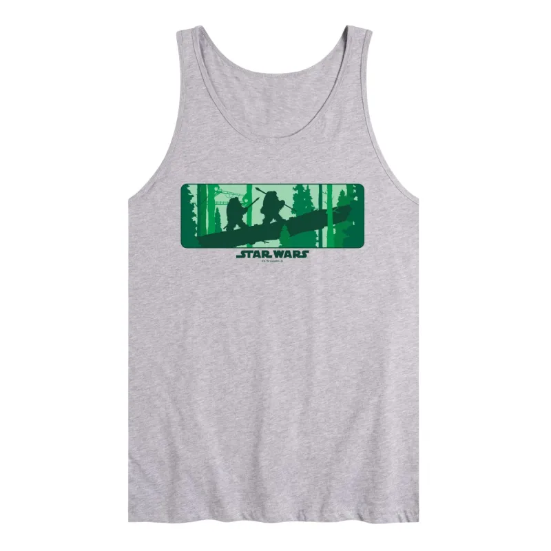 Star Wars - Ewok Forest - Men's Sleeveless Graphic Tank sold by Zulily