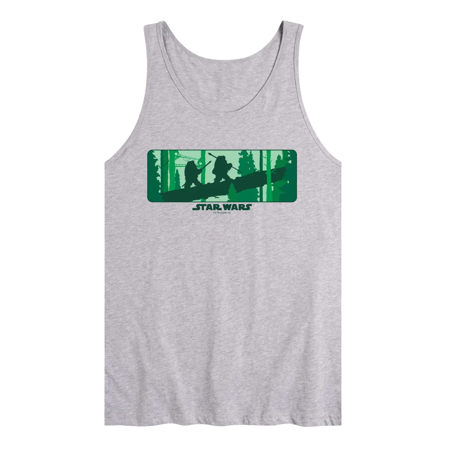 Star Wars - Ewok Forest - Men's Sleeveless Graphic Tank sold by Zulily