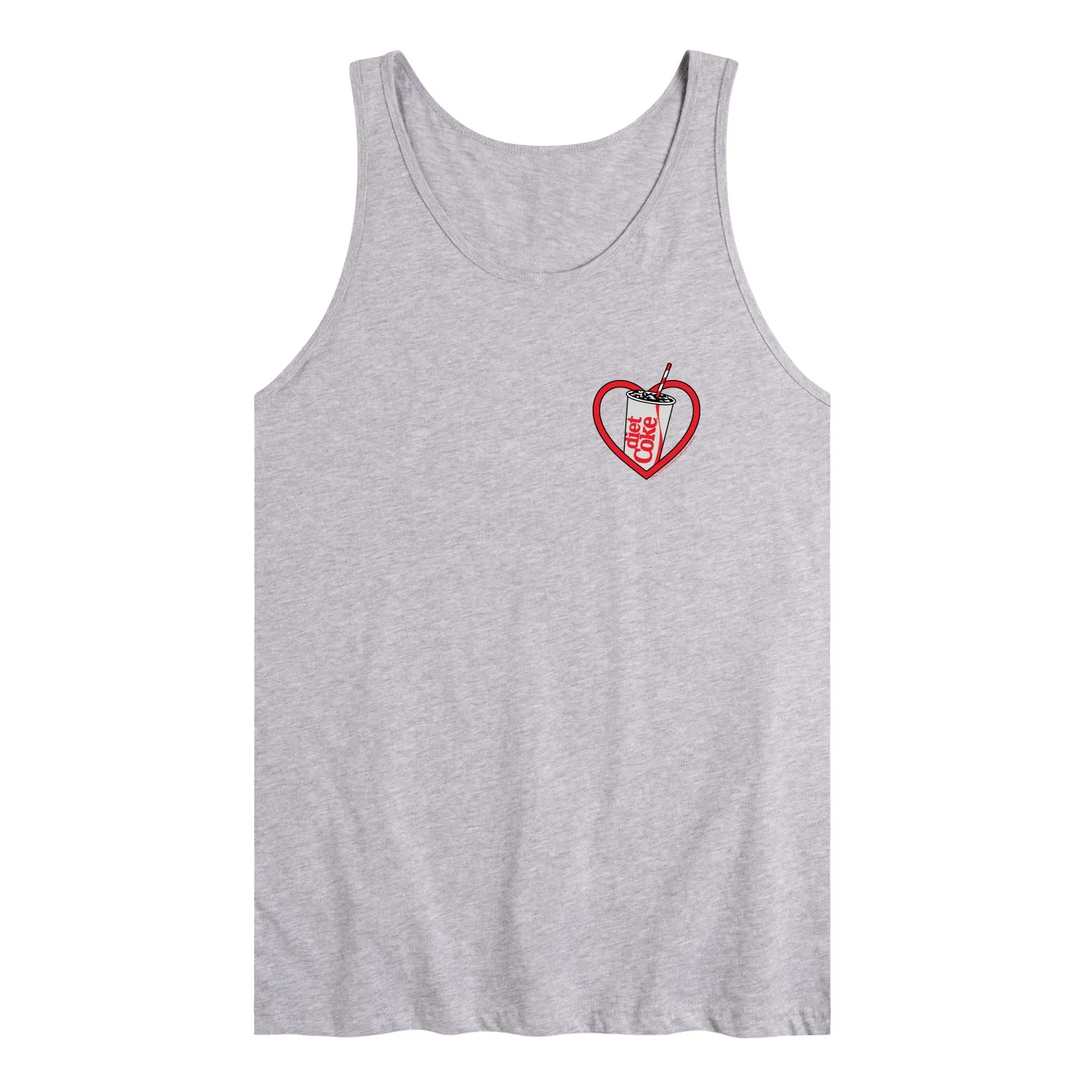 Diet Coke - Heart - Men's Sleeveless Graphic Tank sold by Zulily