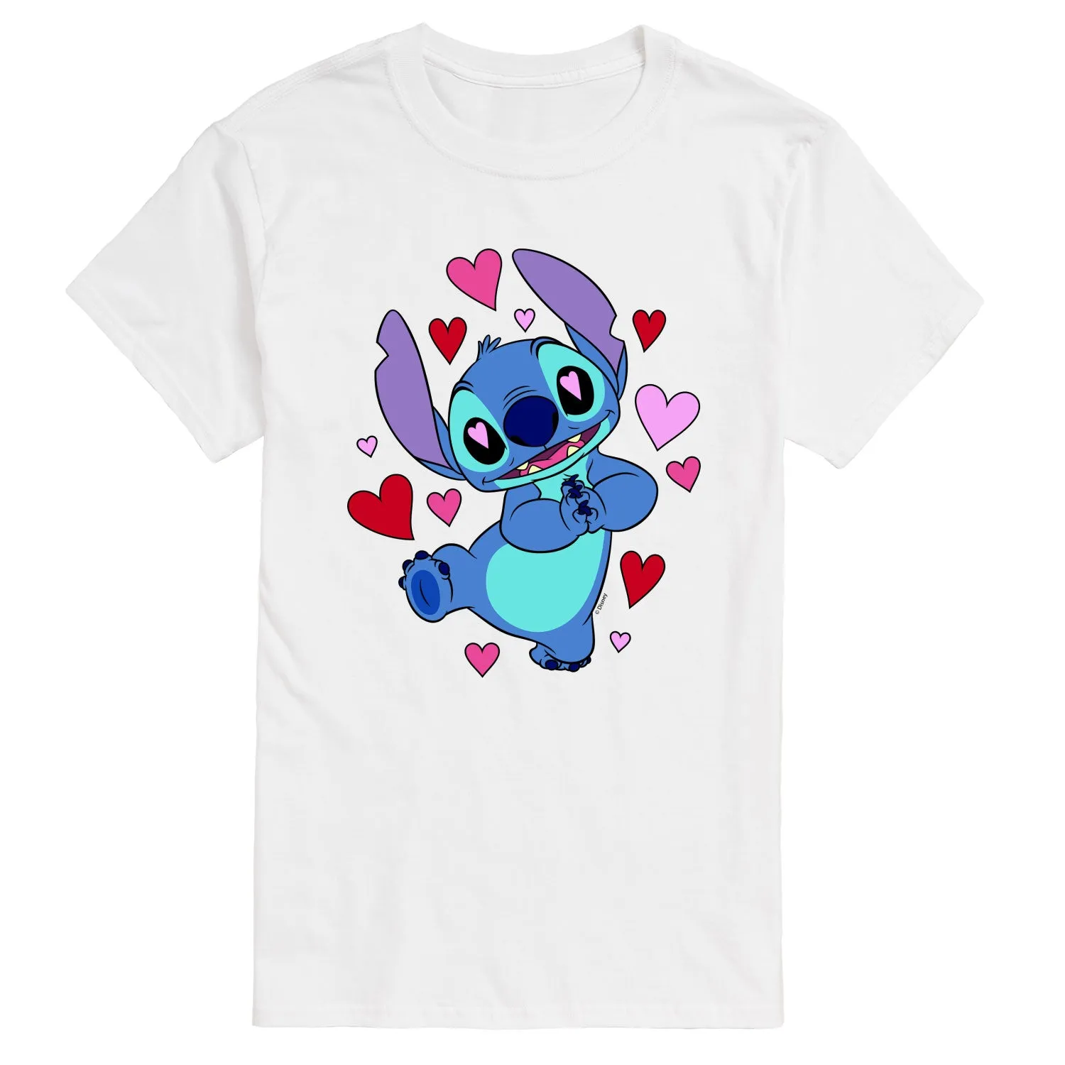 Lilo & Stitch - Heart Eyes Stitch - Men's Short Sleeve Graphic T-Shirt sold by Zulily product image thumbnail 4