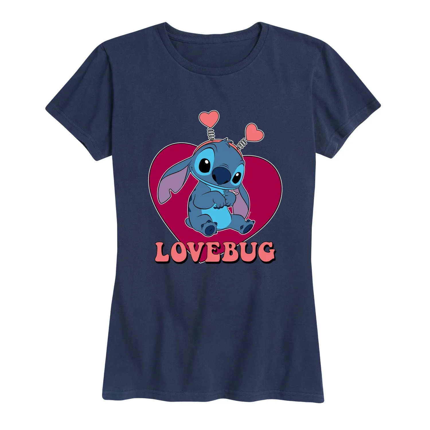 Lilo & Stitch - Lovebug Stitch - Women's Short Sleeve Graphic T-Shirt sold by Zulily product image thumbnail 5