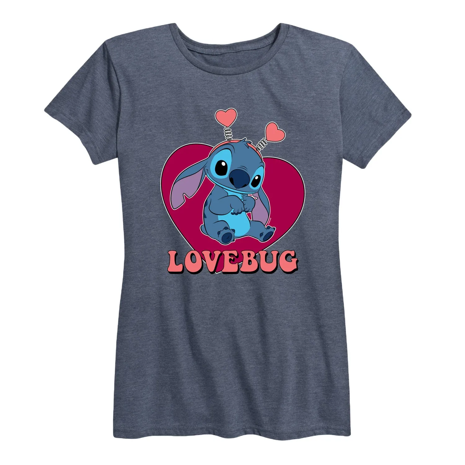 Lilo & Stitch - Lovebug Stitch - Women's Short Sleeve Graphic T-Shirt sold by Zulily product image thumbnail 2