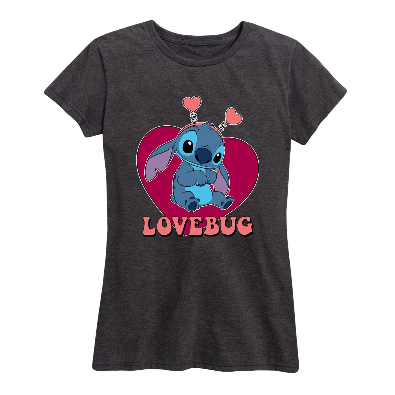 Lilo & Stitch - Lovebug Stitch - Women's Short Sleeve Graphic T-Shirt sold by Zulily product image thumbnail 3