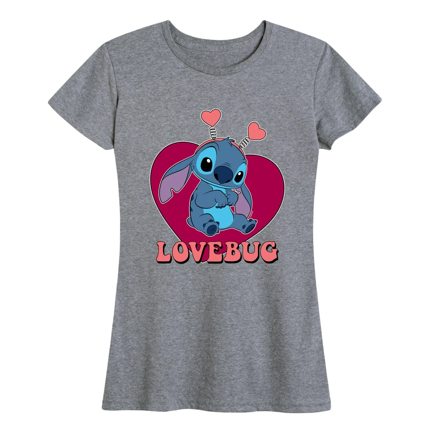Lilo & Stitch - Lovebug Stitch - Women's Short Sleeve Graphic T-Shirt sold by Zulily product image thumbnail 4