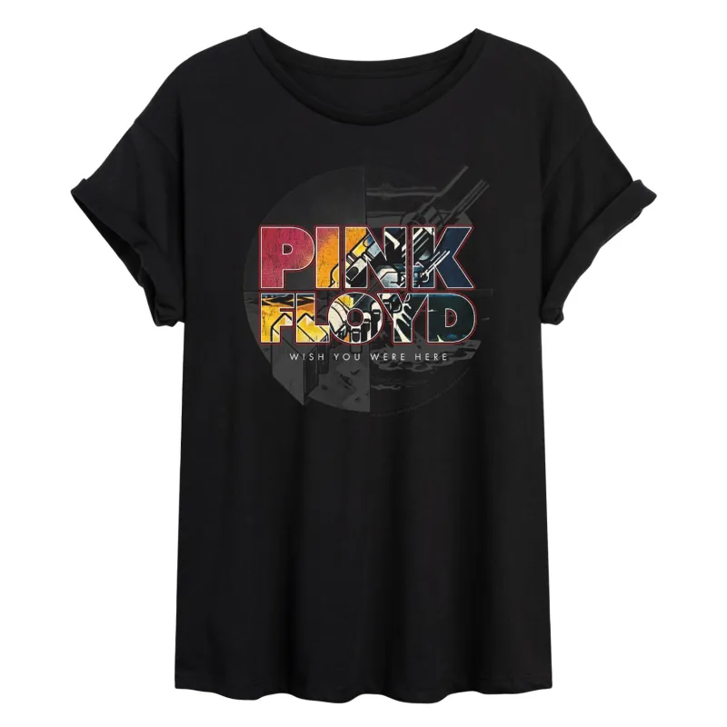Pink Floyd - Pink Floyd Wywh Handshake - Women's Oversized Graphic T-Shirt sold by Zulily