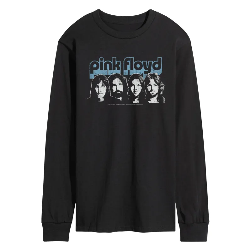 Pink Floyd - Pink Floyd Retro Band - Men's Long Sleeve Graphic T-Shirt made by Pink Floyd