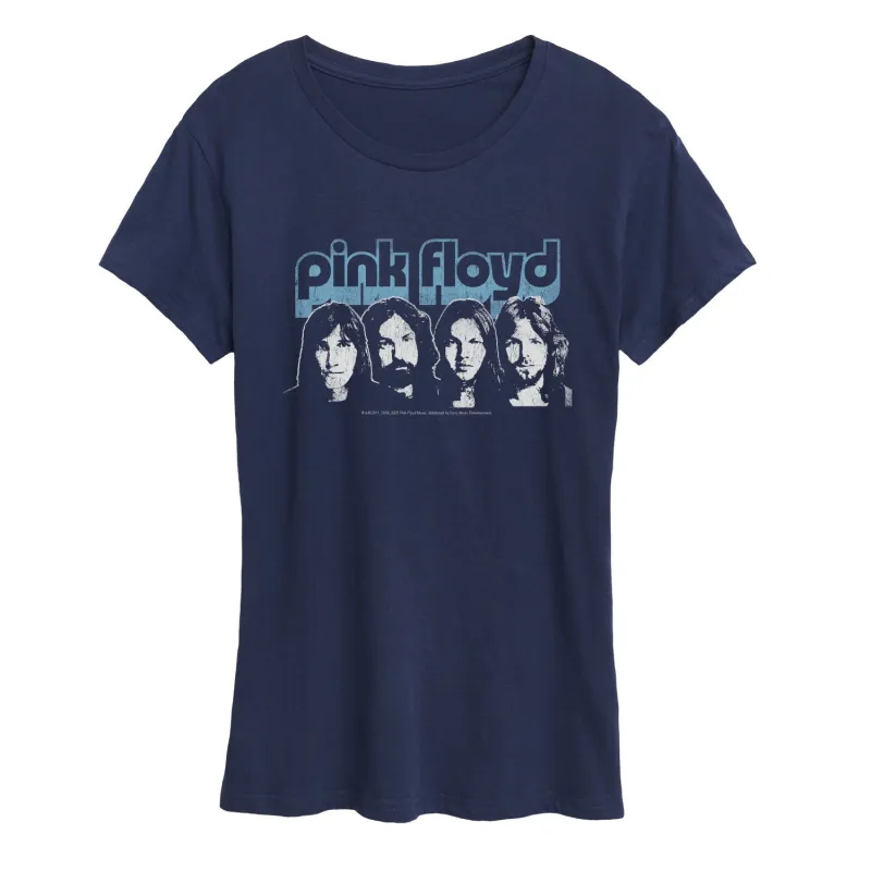 Pink Floyd - Pink Floyd Retro Band - Women's Short Sleeve Graphic T-Shirt made by Pink Floyd