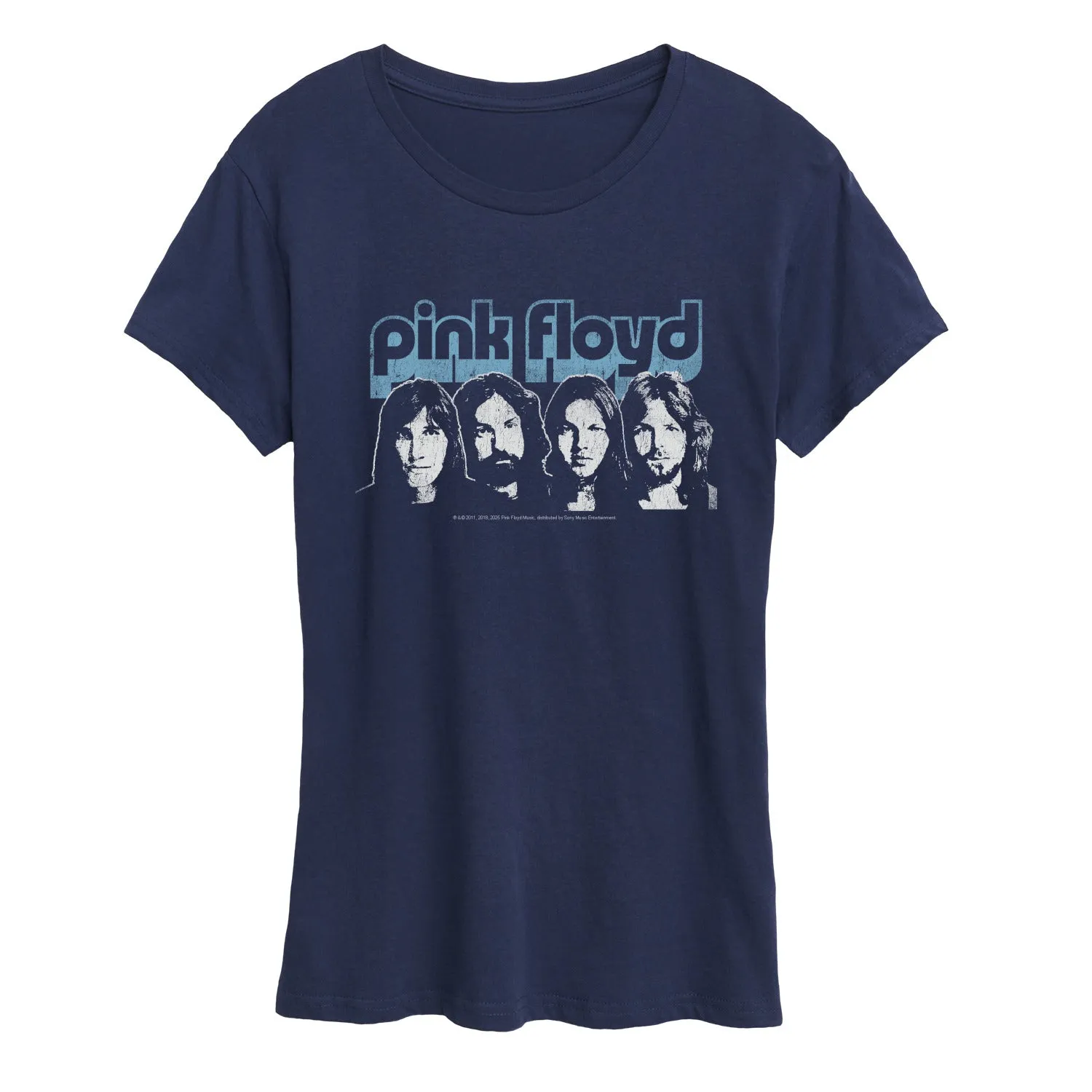 Pink Floyd - Pink Floyd Retro Band - Women's Short Sleeve Graphic T-Shirt sold by Zulily