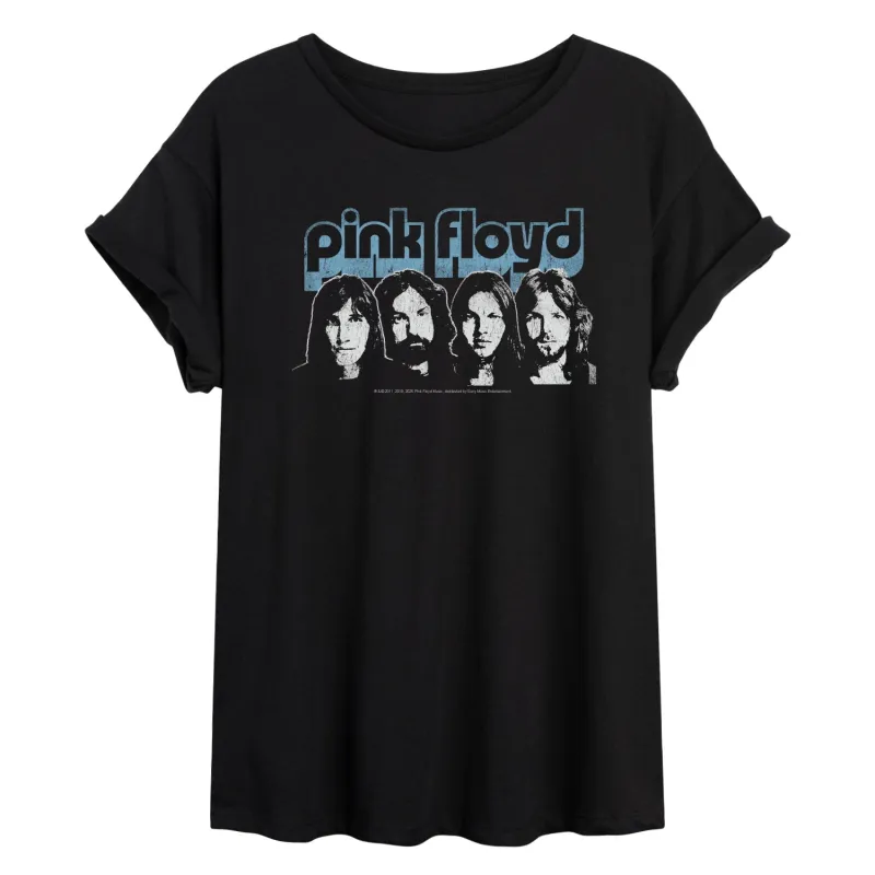 Pink Floyd - Pink Floyd Retro Band - Women's Oversized Graphic T-Shirt made by Pink Floyd