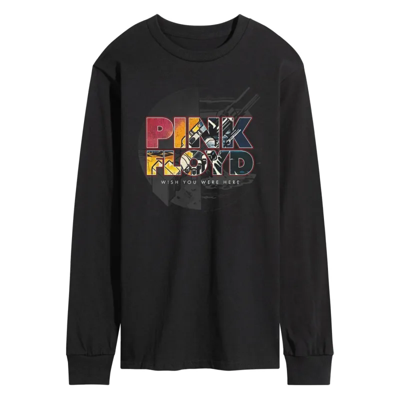 Pink Floyd - Pink Floyd WYWH Handshake - Men's Long Sleeve Graphic T-Shirt made by Pink Floyd