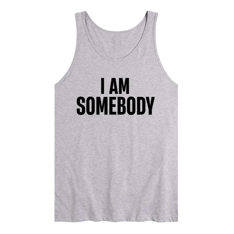 Instant Message - I Am Somebody - Men's Sleeveless Graphic Tank sold by Zulily