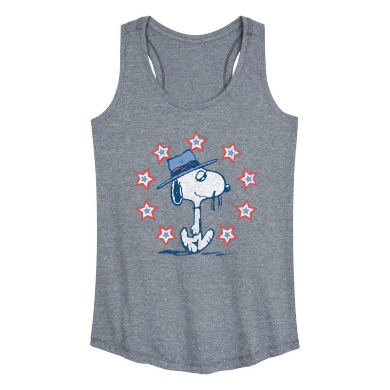 Peanuts - Spike Americana - Women's Racerback Graphic Tank sold by Zulily