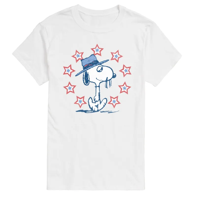 Peanuts - Spike Americana - Men's Short Sleeve Graphic T-Shirt made by Peanuts