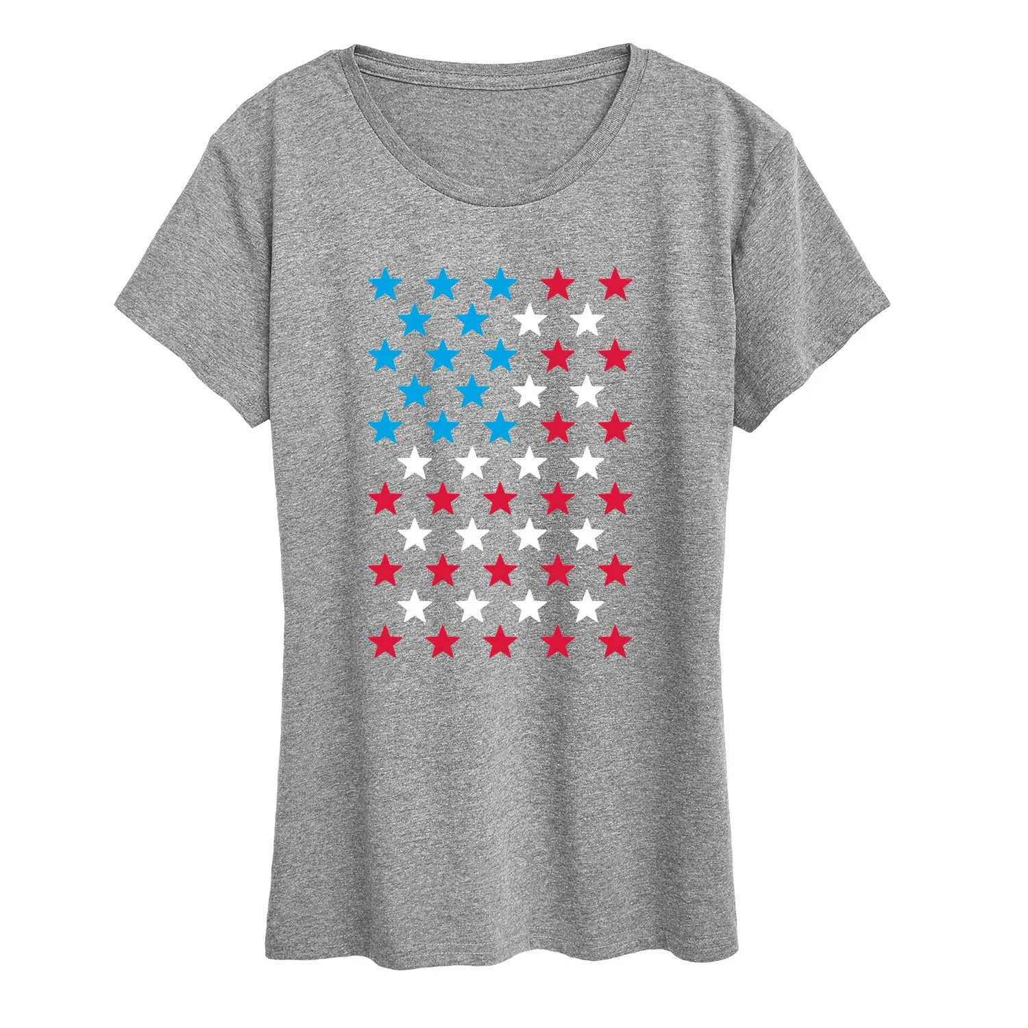 Instant Message - USA Flag Stars - Women's Short Sleeve Graphic T-Shirt sold by Zulily product image thumbnail 3