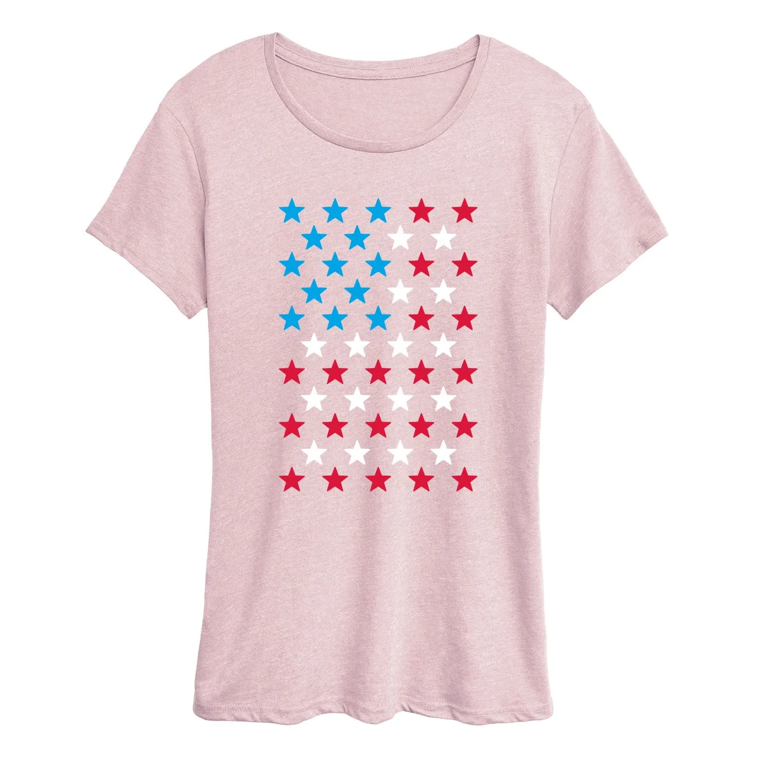 Instant Message - USA Flag Stars - Women's Short Sleeve Graphic T-Shirt sold by Zulily product image thumbnail 4