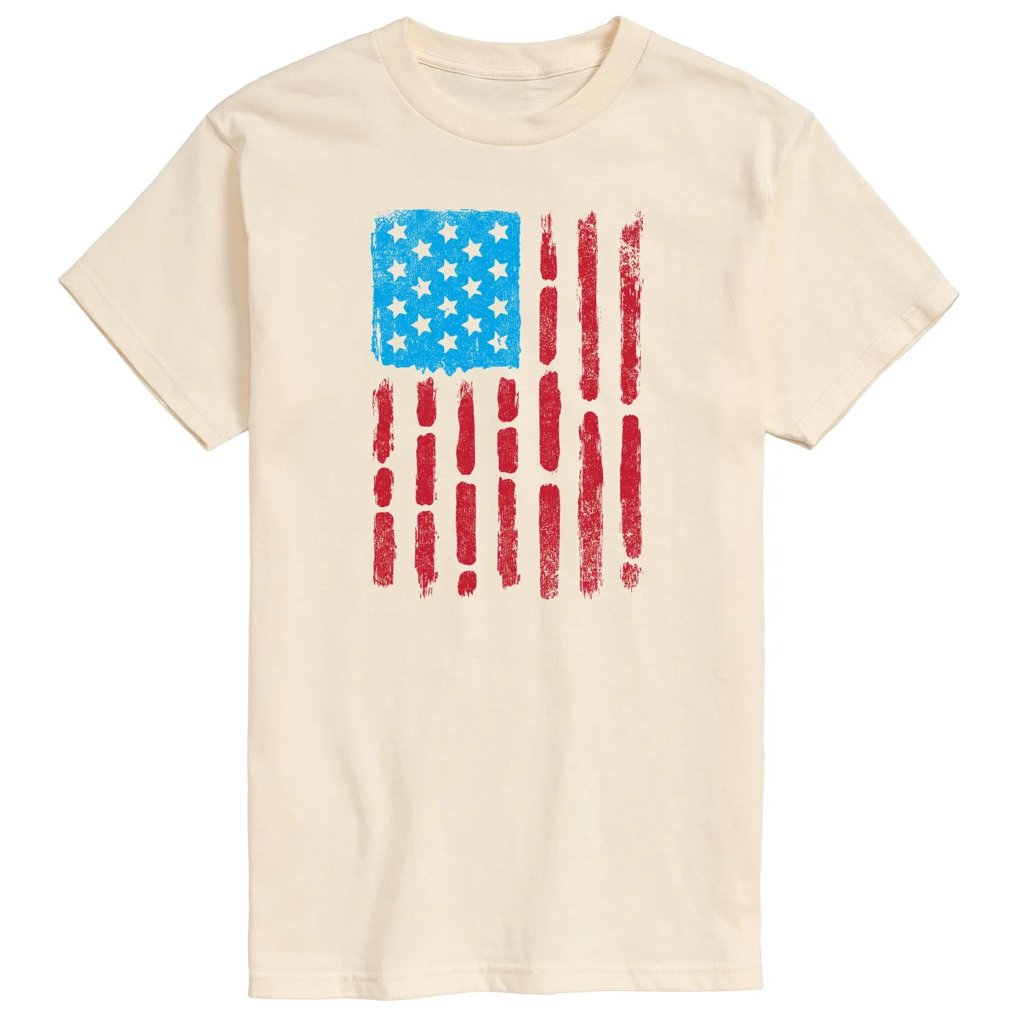 Instant Message - Tie Dye Flag - Men's Short Sleeve Graphic T-Shirt sold by Zulily product image thumbnail 2