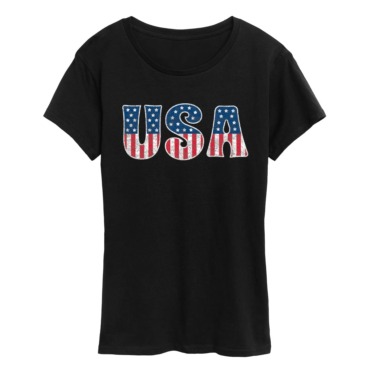 Instant Message - USA - Women's Short Sleeve Graphic T-Shirt sold by Zulily product image thumbnail 5