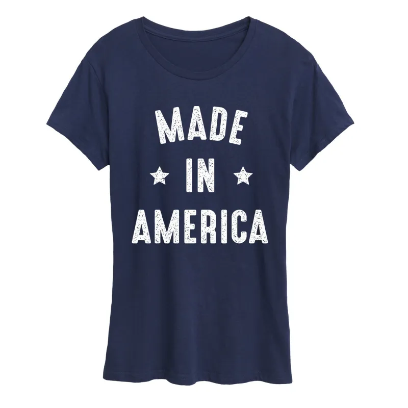 Instant Message - Made in America - Women's Short Sleeve Graphic T-Shirt sold by Zulily