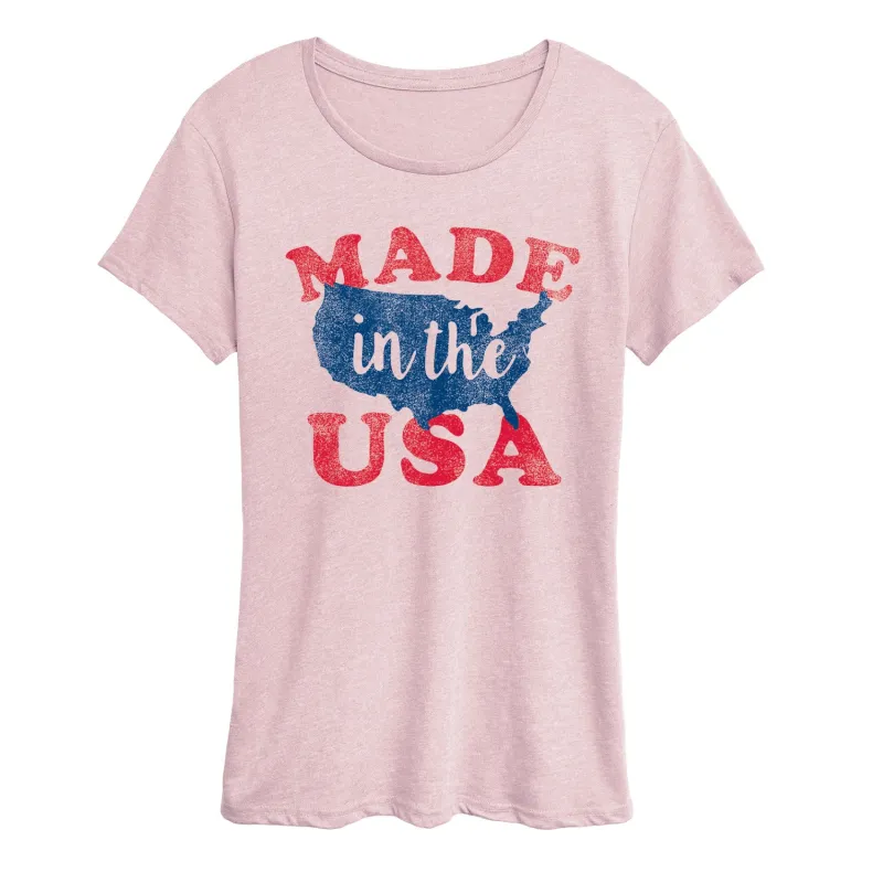 Instant Message - Made in the USA - Women's Short Sleeve Graphic T-Shirt sold by Zulily
