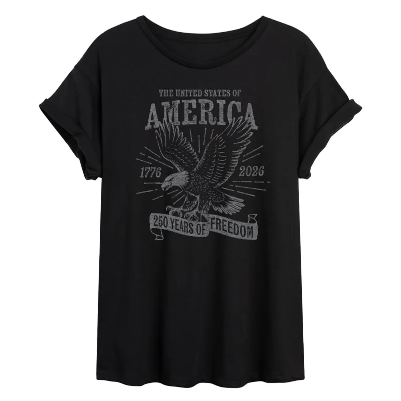 Instant Message - America Eagle - Womens Oversized Graphic T-Shirt sold by Zulily