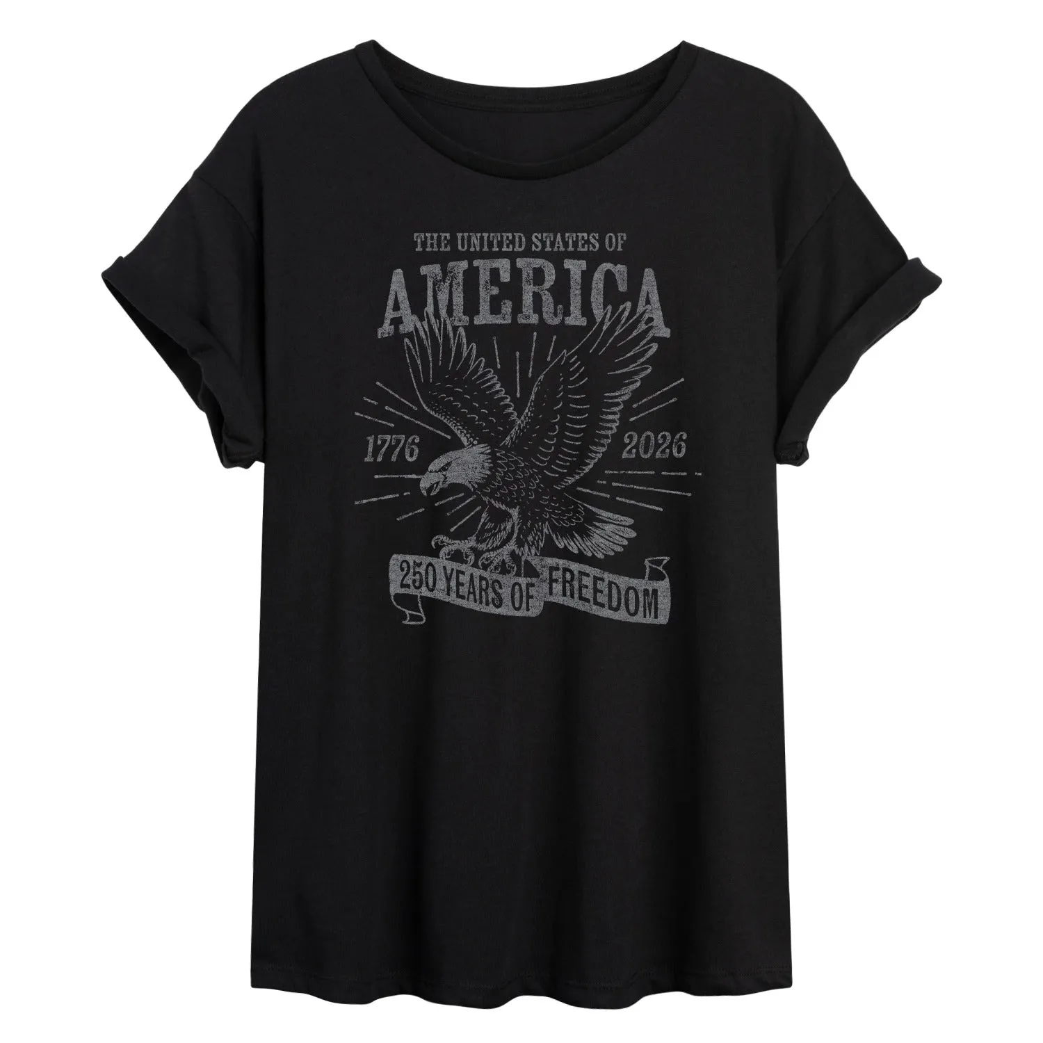 Instant Message - America Eagle - Womens Oversized Graphic T-Shirt sold by Zulily