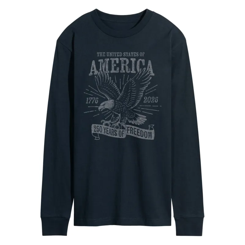Instant Message - America Eagle - Men's Long Sleeve Graphic T-Shirt sold by Zulily