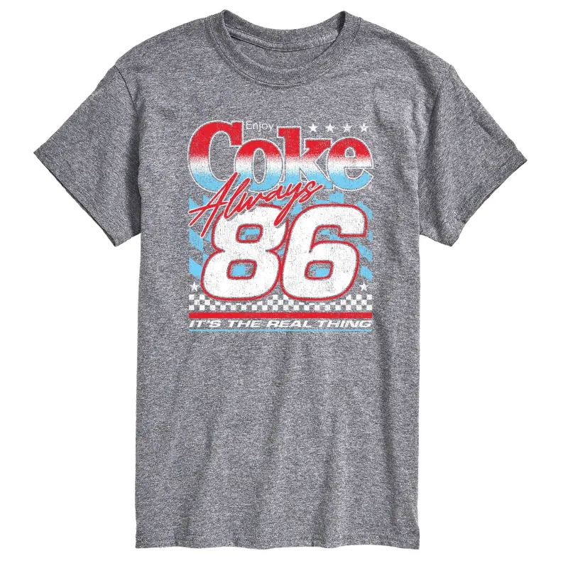 Coca-Cola - Coke American Racing - Men's Short Sleeve Graphic T-Shirt sold by Zulily