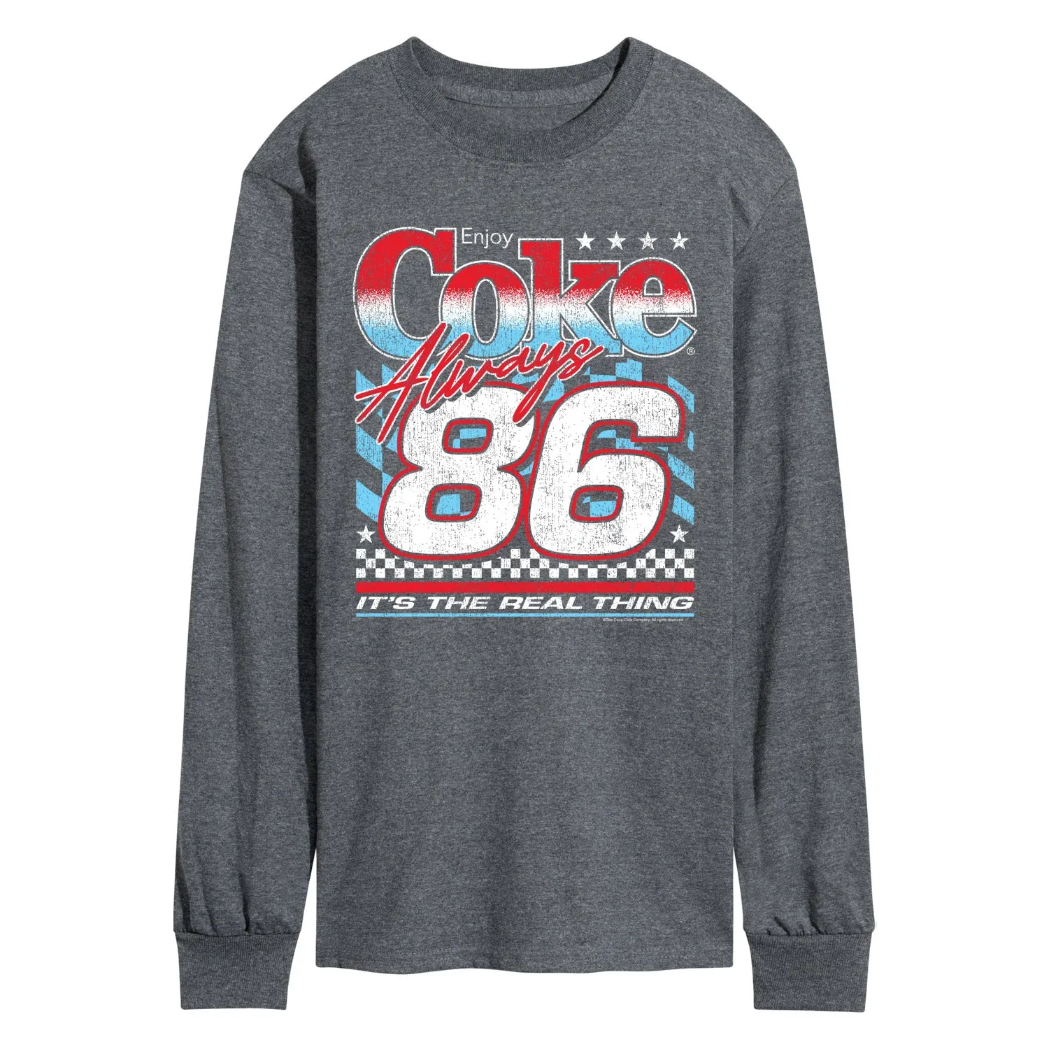 Coca-Cola - Coke American Racing - Men's Long Sleeve Graphic T-Shirt sold by Zulily product image thumbnail 3