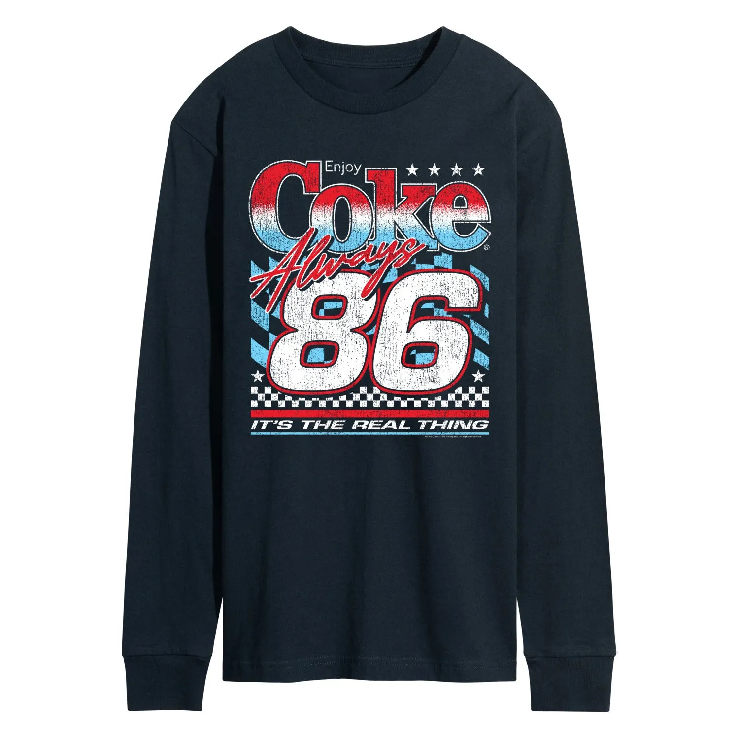 Coca-Cola - Coke American Racing - Men's Long Sleeve Graphic T-Shirt sold by Zulily product image thumbnail 4