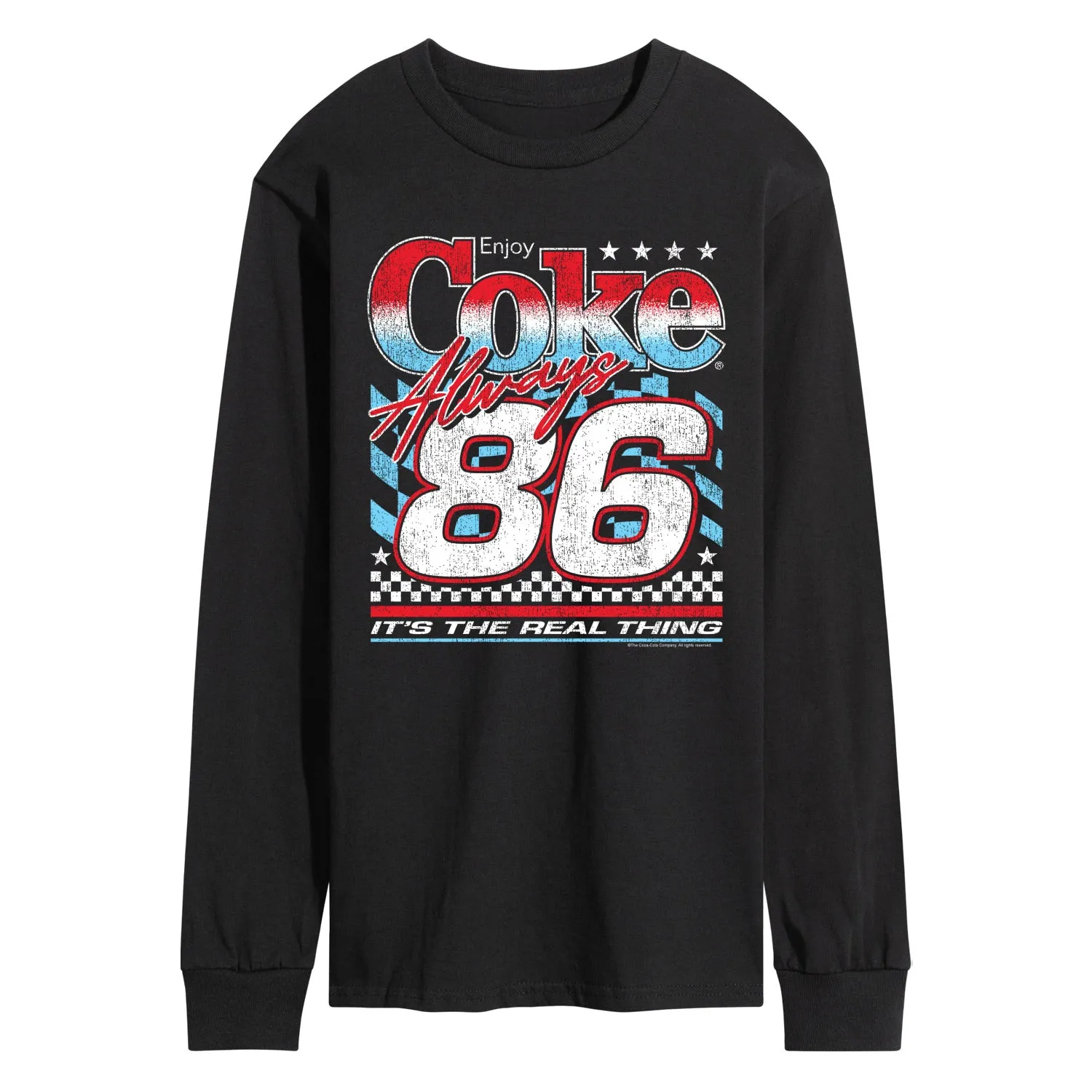 Coca-Cola - Coke American Racing - Men's Long Sleeve Graphic T-Shirt sold by Zulily product image thumbnail 2