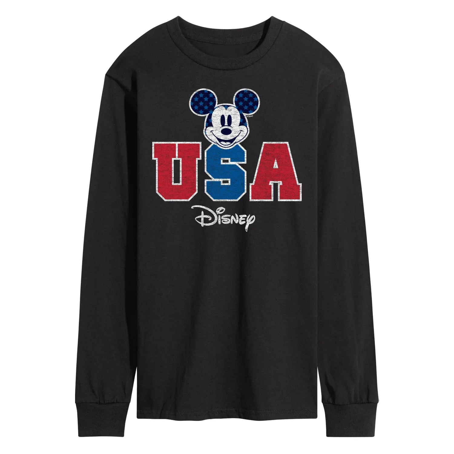 Disney - Mickey USA - Men's Long Sleeve T-Shirt sold by Zulily product image thumbnail 2