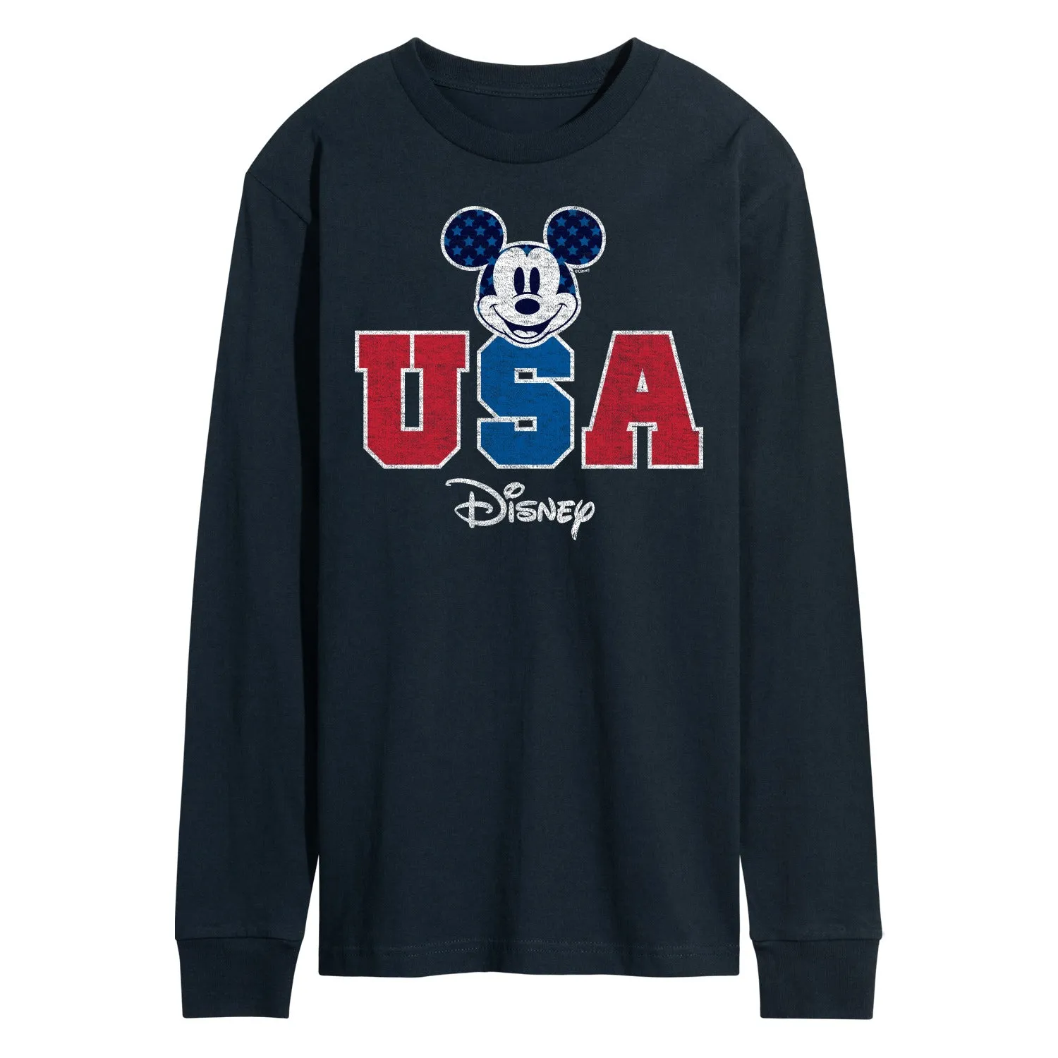Disney - Mickey USA - Men's Long Sleeve T-Shirt sold by Zulily product image thumbnail 4