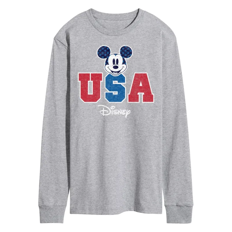Disney - Mickey USA - Men's Long Sleeve T-Shirt made by Disney