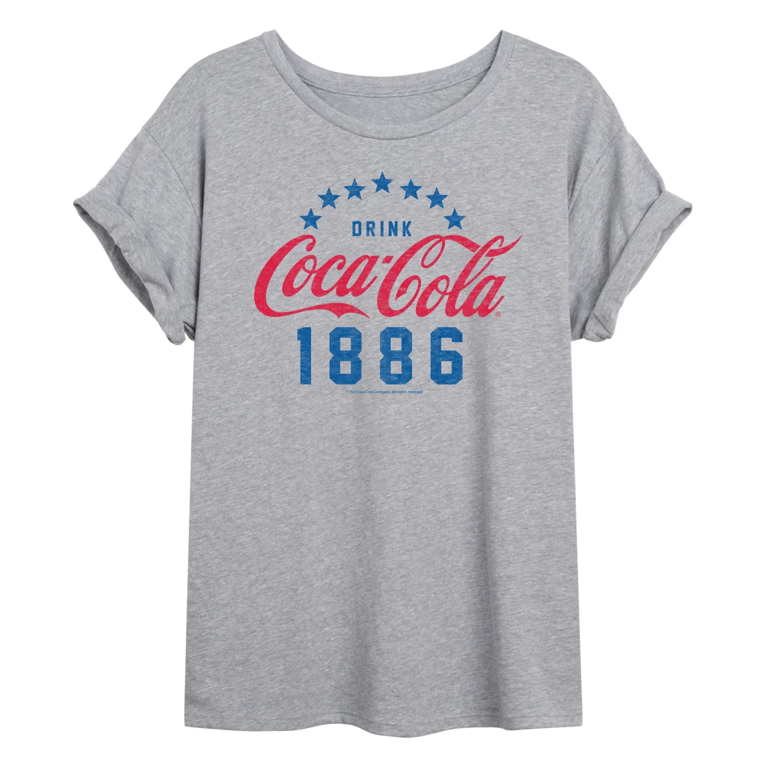 Coca-Cola - Star Circle - Women's Oversized T-Shirt sold by Zulily product image thumbnail 2